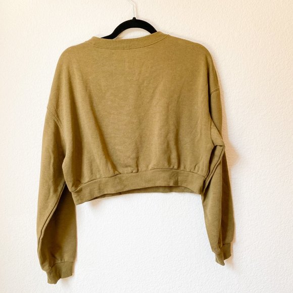 H&M Long Sleeve Crop Top Sweater - 2 Colors - T19 - Picture 7 of 7